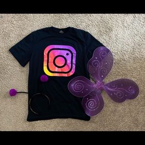 Social Butterfly Costume (3 pieces) Halloween